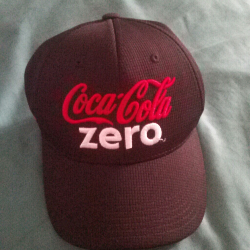 A Black Coca Cola Zero Hat